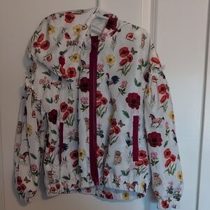 Girls Size 8/Medium Monnalisa Windbreaker Pre-owned Good Condition